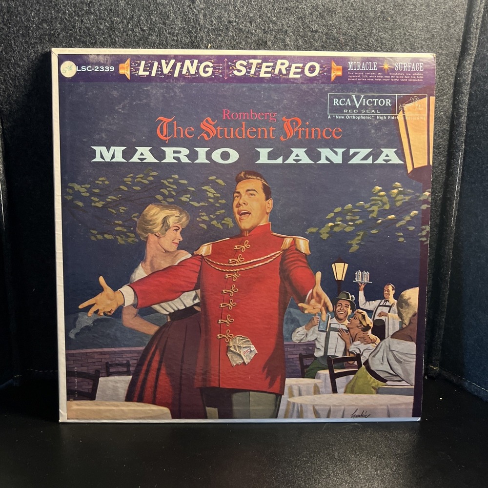 Mario Lanza The Student Prince RCA Victor LSC-2339 Stereo 1960